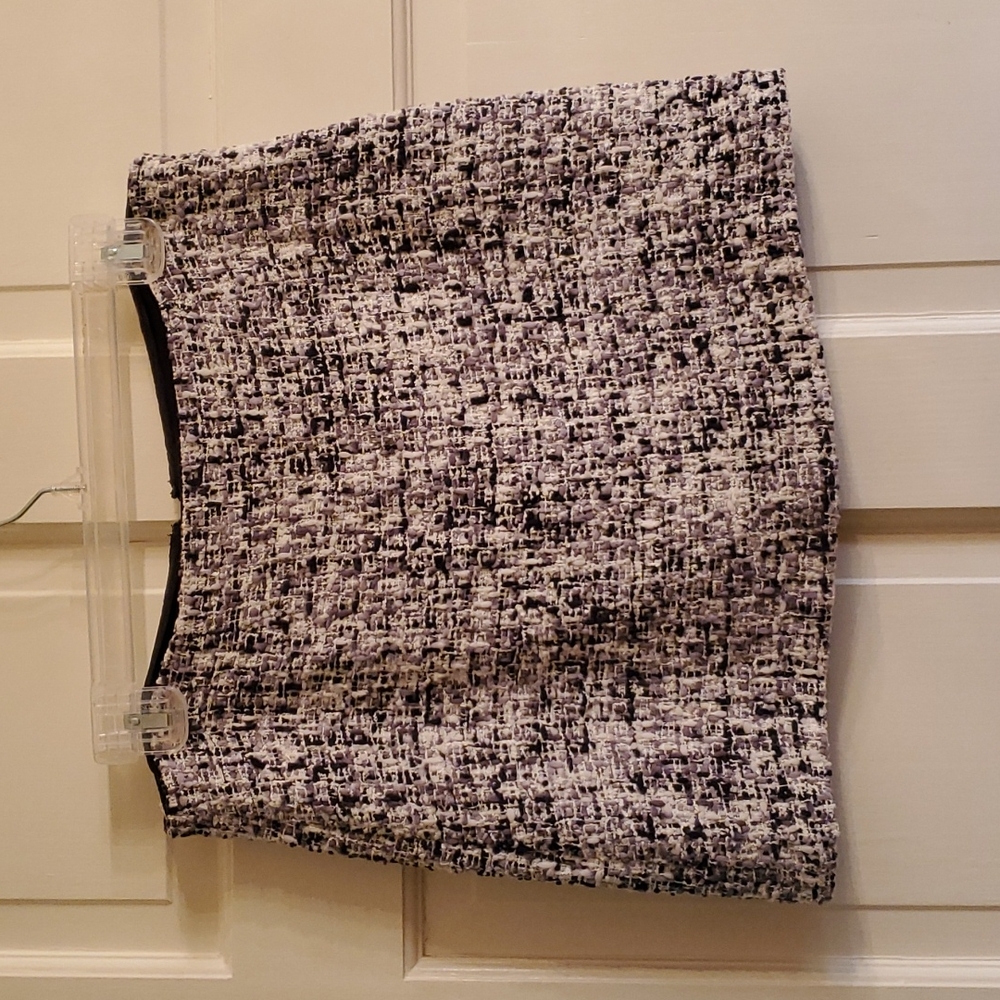 Alice + Olivia Tweed Mini Skirt